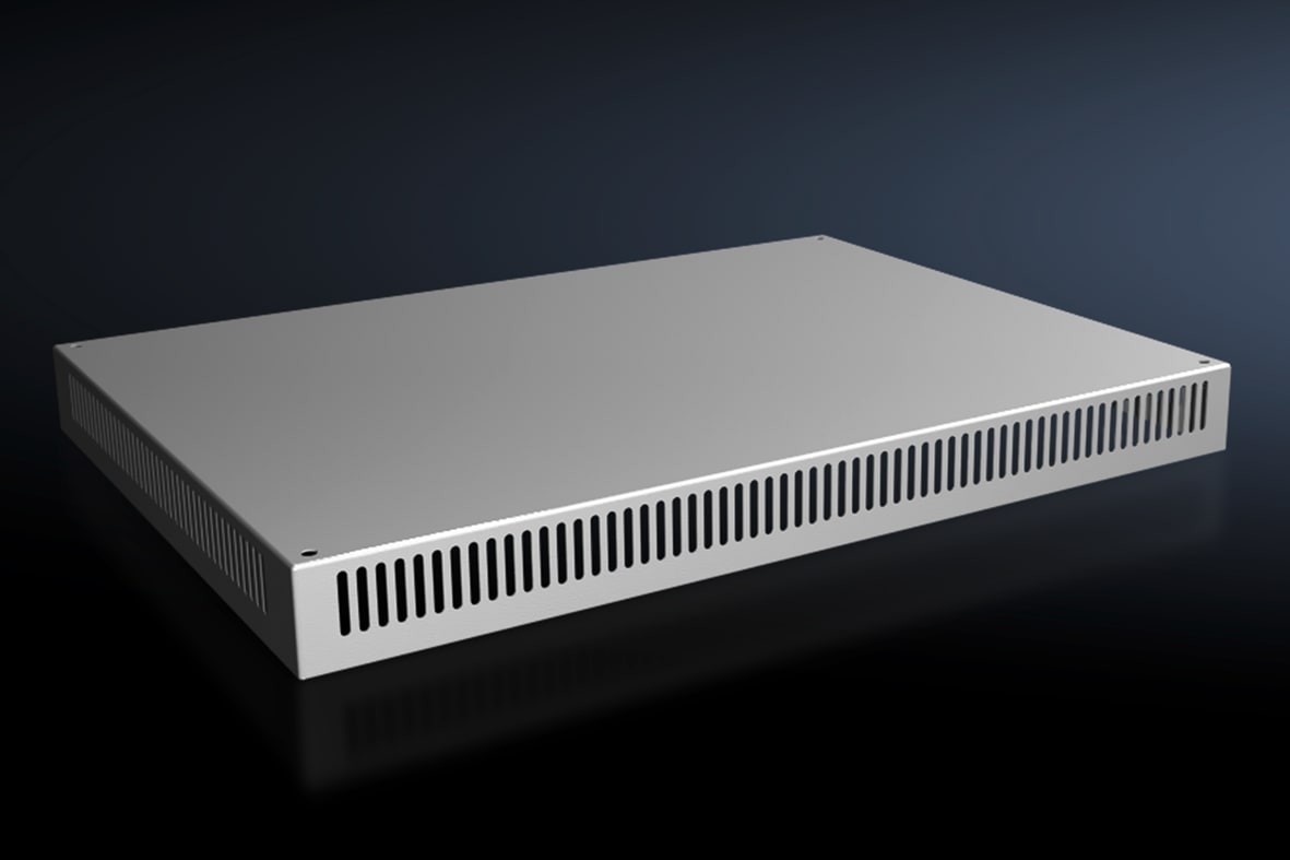 RITTAL - VX Lamiera del tetto, LP: 800x600 mm, IP 2X, A: 72 mm, con ventilazione
