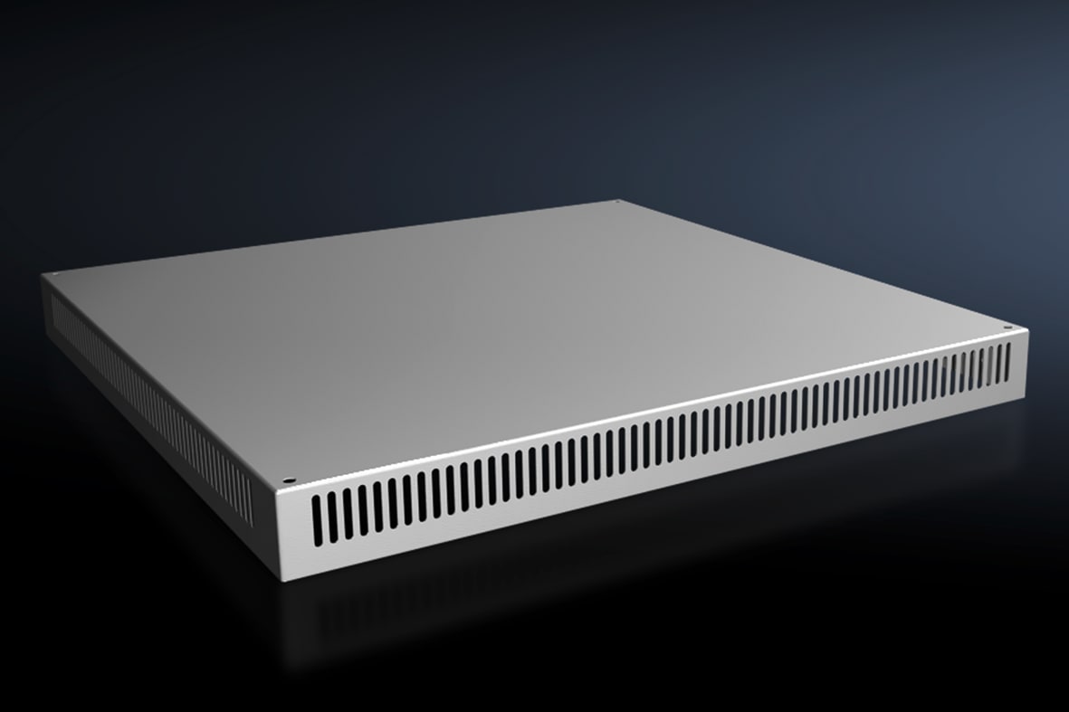 RITTAL - VX Lamiera del tetto, LP: 800x800 mm IP 2X, A: 72 mm con ventilazione