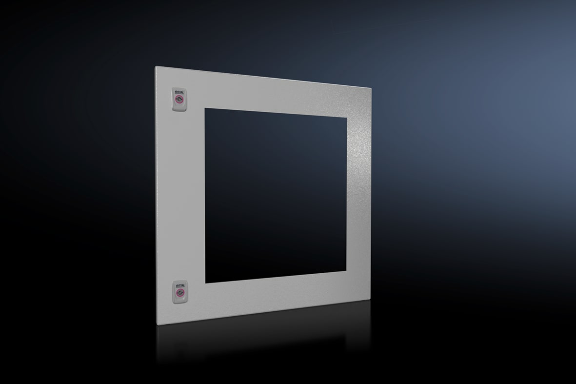 RITTAL - VX Porta parziale, LA.: 600x600 mm con vetro d'ispezione