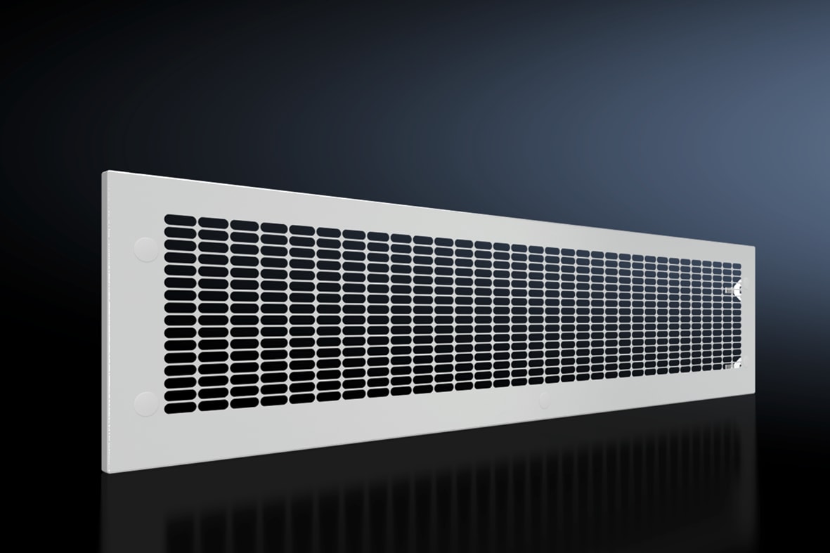 RITTAL - VX Pannello frontale, inferiore, IP 2X, LA.: 1200x300 mm