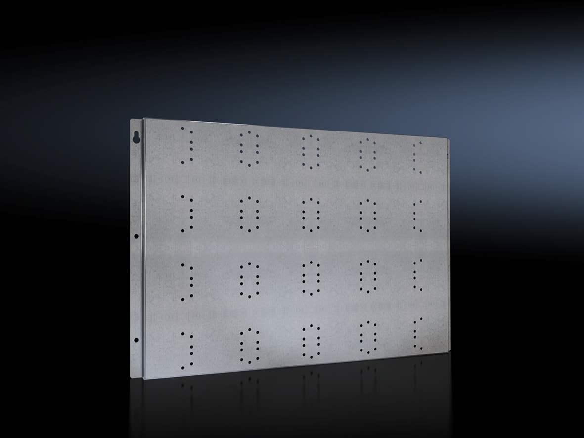 RITTAL - SV Piastra fissaggio barre, ammrro Cavi er VX (P:600 mm 9683200