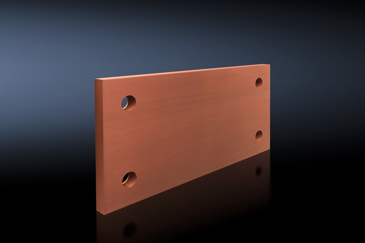 RITTAL - SV Giunto longitudinale per sbarre 50x10 mm dim.100x10mm sbarre per fase 2 o 4