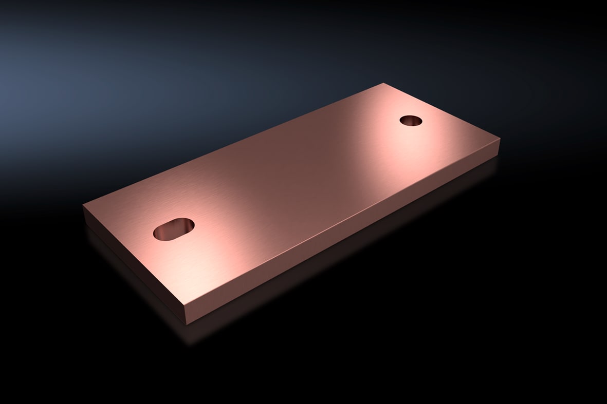 RITTAL - SV Barra per giunzione PE/PEN 80x10 mm L:180 mm