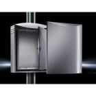 RITTAL - CS Wall-mounted enclosure, WHD: 530x700x265 mm aluminum, with mounting plate