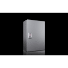 RITTAL - KX contenitore E-Box, LxAxP: 200x300x120 mm, acciaio inox 1.4301 (304), con piastra di montaggio, 1 porta