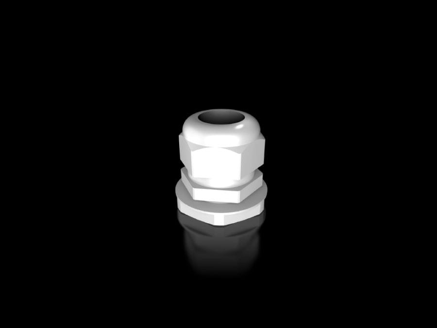 RITTAL - SZ Bocchettone Passacavi In Poliammide   M25 X 15 per Diametro Cavi 10-17 mm
