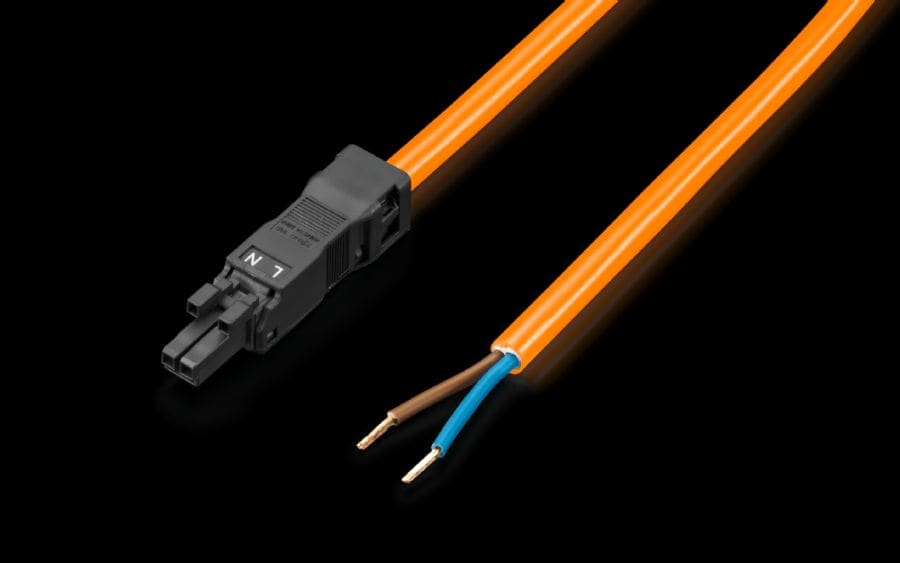 RITTAL - SZ Connection cable, for power supply, 2-pole, 100-240 V, L: 3000 mm, UL