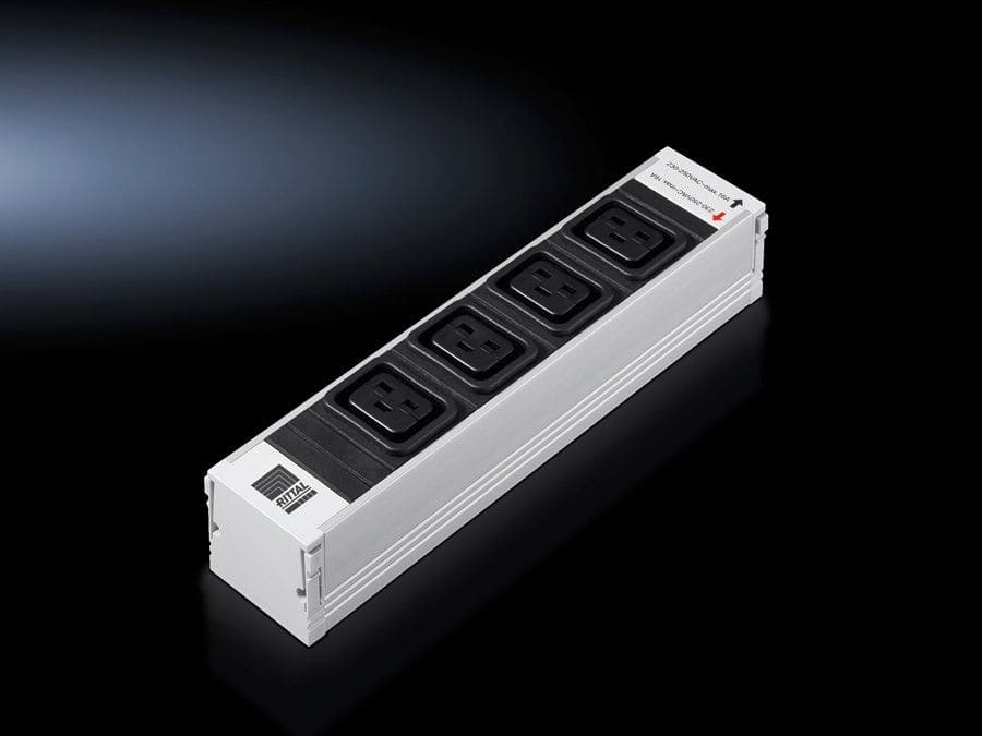 RITTAL - Modulo Psm Passivo Rosso 4 prese  schuko