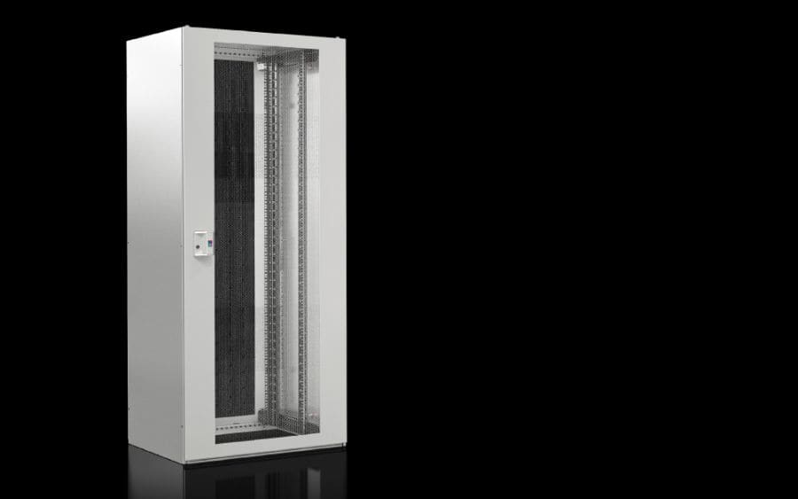 RITTAL - TX CableNet, con tetto aerato, contenitore smontabile LxAxP: 800x2000x1000 mm, RAL 7035