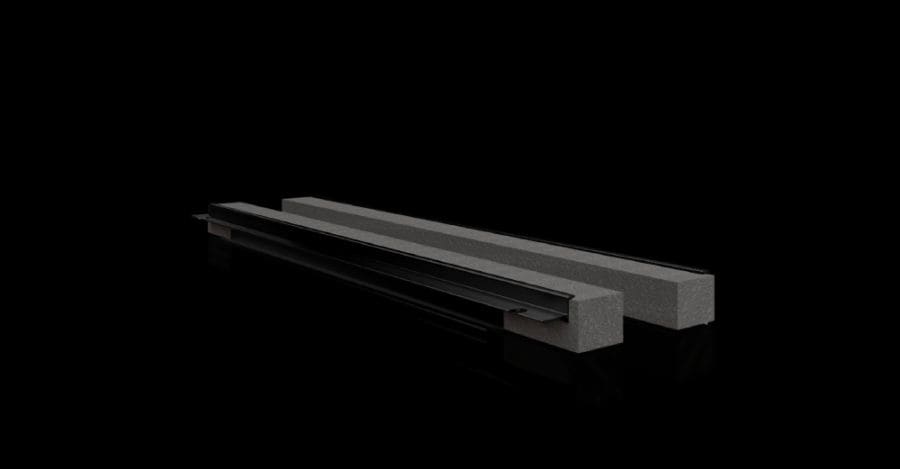 RITTAL - VX Profilo per Introduzione Cavi  Posteriore  L= 600 mm