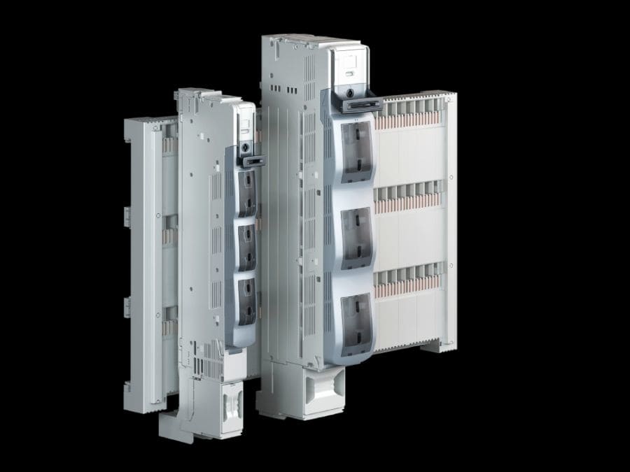 RITTAL - SV Sezionatore sottocarico NH, Gr.00, 160 A, vite M8, 185mm, uscita alto, clip