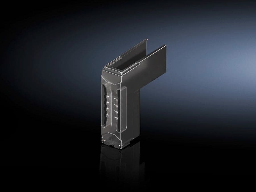 RITTAL - SV Copertura area connessione cavi per NH, Gr.00, 185mm, uscita cavi alto