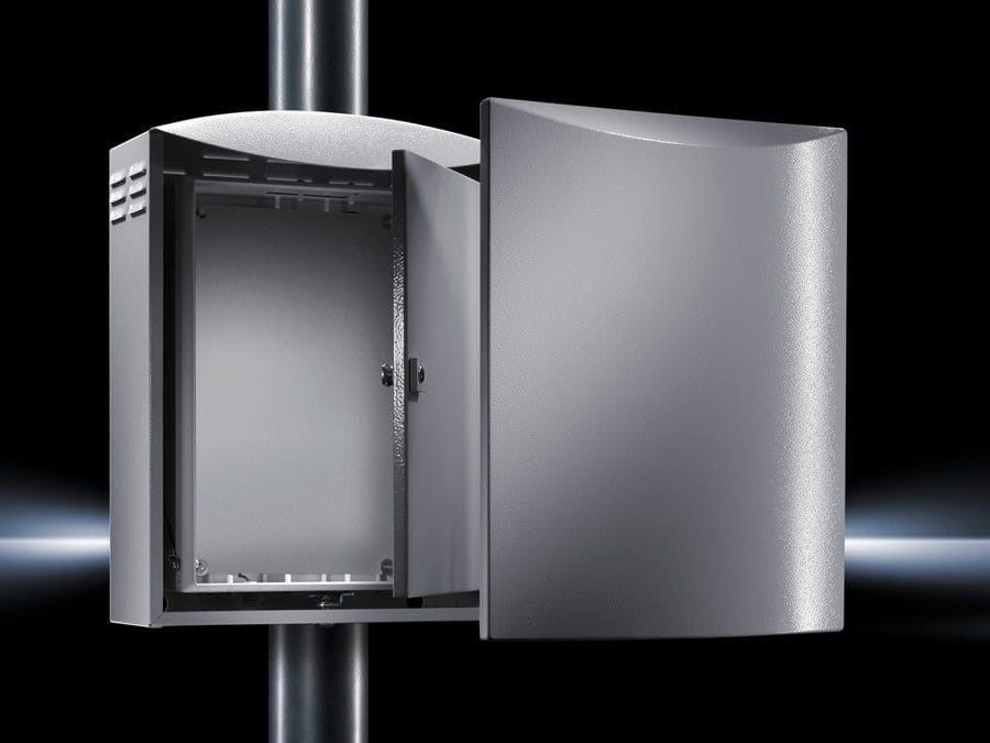 RITTAL - CS Wall-mounted enclosure, WHD: 530x700x265 mm, aluminum, with mounting plate