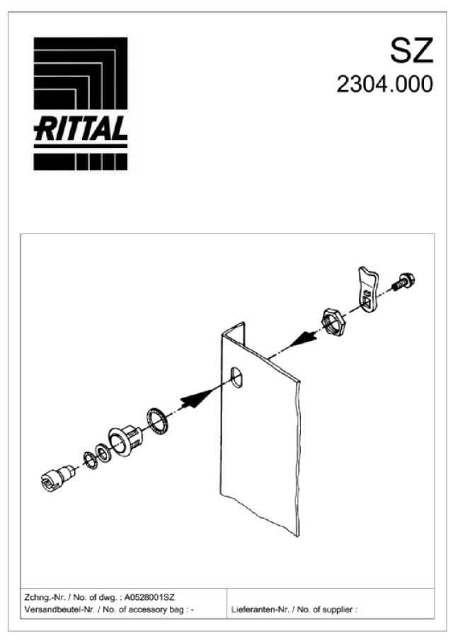 RITTAL - SZ CHIUSURA INOX 316L
