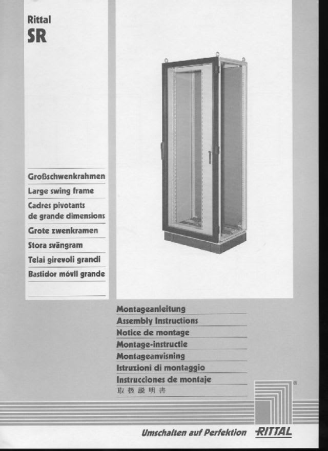 RITTAL - SR TELAIO GIREVOLE 45HE RAL 70