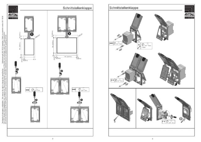 RITTAL - SZ SPORTELLO DOPPIO IN PLASTICA
