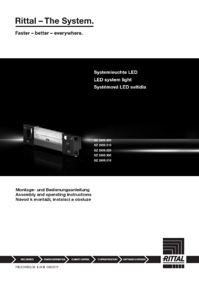 RITTAL - SZ LAMPADA LED 900 LUMEN STANDARD F