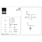 RITTAL - SZ SUPPORTO FISSAGGIO PARETE - 4PZ