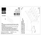 RITTAL - AX FLANGIA ING.CAVI PRETRANCIATA 1GR