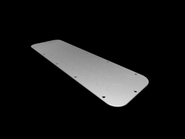 RITTAL - AX FLANGIA ING.CAVI PRETRANCIATA 4GR