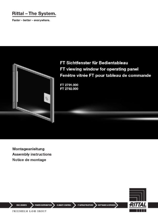RITTAL - FT FINESTRA PROTEZIONE 377X377