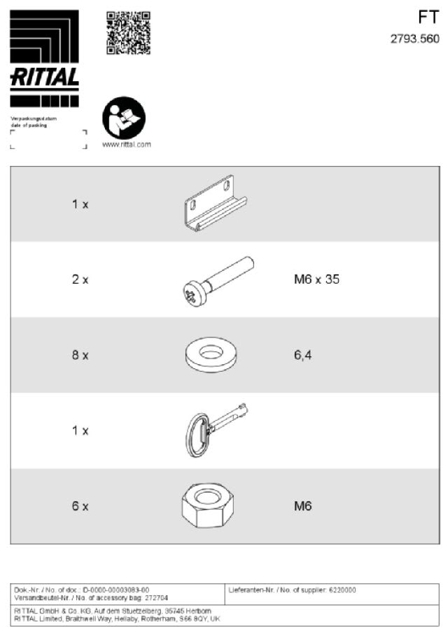 RITTAL - FT FINESTRA PROTEZ.INOX LXA=520