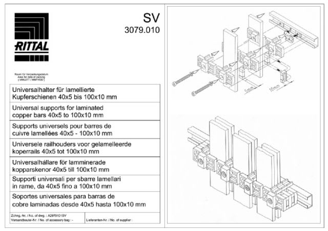 RITTAL - SV SUPPORTO UNIVERSALE