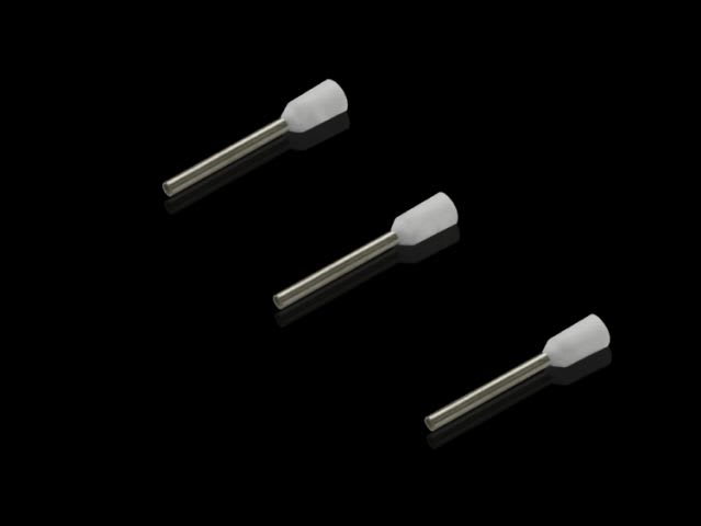 RITTAL - PUNTALINO 0,5 MM2 12MM 10X100 BIANCO