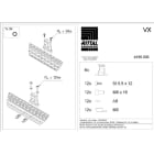 RITTAL - VX 6 SUPPORTI PER PROFILATI A C - 6PZ