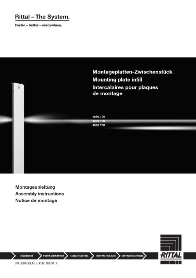 RITTAL - VX PANNELLO INTERMEDIO 2000MM - 1PZ