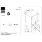 RITTAL - VX FISSAGGI A PARETE 4PZ