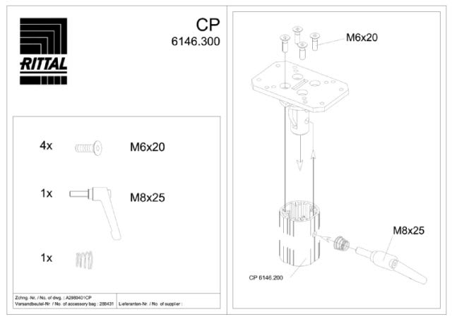 RITTAL - CP GIUNTO ORIENTABILE +-30