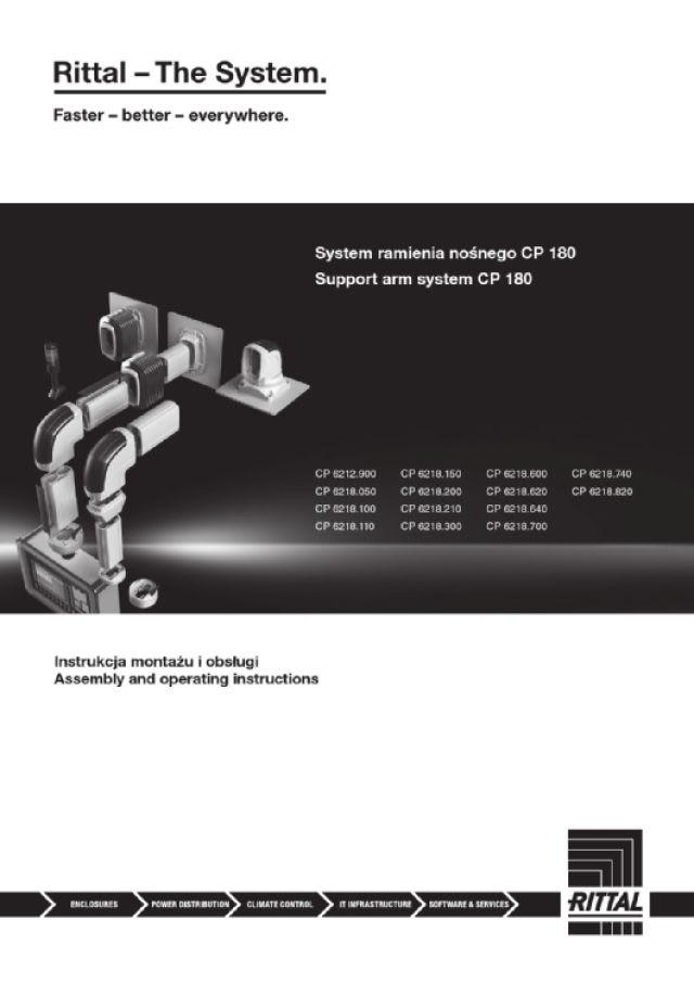 RITTAL - CP SUPPORTO LAMPADA SISTEMA CP 120/180