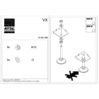 RITTAL - VX PIEDINI DI LIVELLAMENTO M12 - 4PZ I