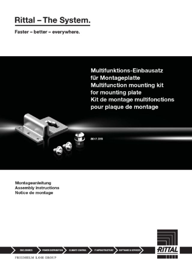 RITTAL - VX SET D'INSTALLAZIONE MULTIFUNZIONALE