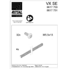 RITTAL - VX-SE PROFILO ADATTATORE H.2000