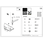 RITTAL - VX LAMIERE DI FONDO EMC 800MM - 1PZ