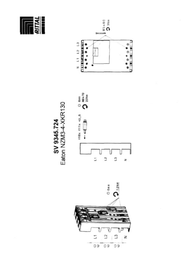 RITTAL - SV ADATTATORE 4 POLI, 500A, 690V