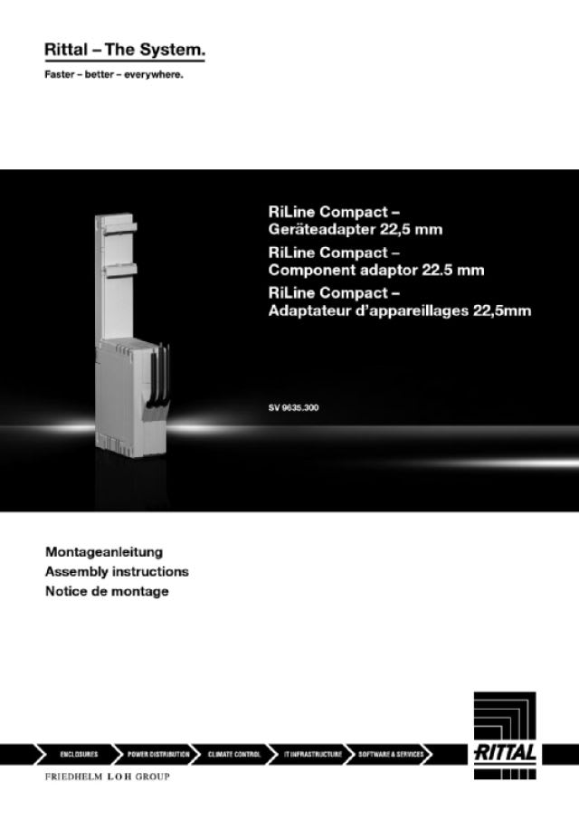 RITTAL - SV COMPACT ADATTATORE L=22MM