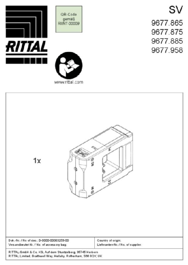 RITTAL - SV TA 400/5A PER SEZ/INT NH GR1-3 1PZ -1