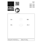 RITTAL - SV LIST. MONT. PORTA PARZ. VX 800 - 10PZ