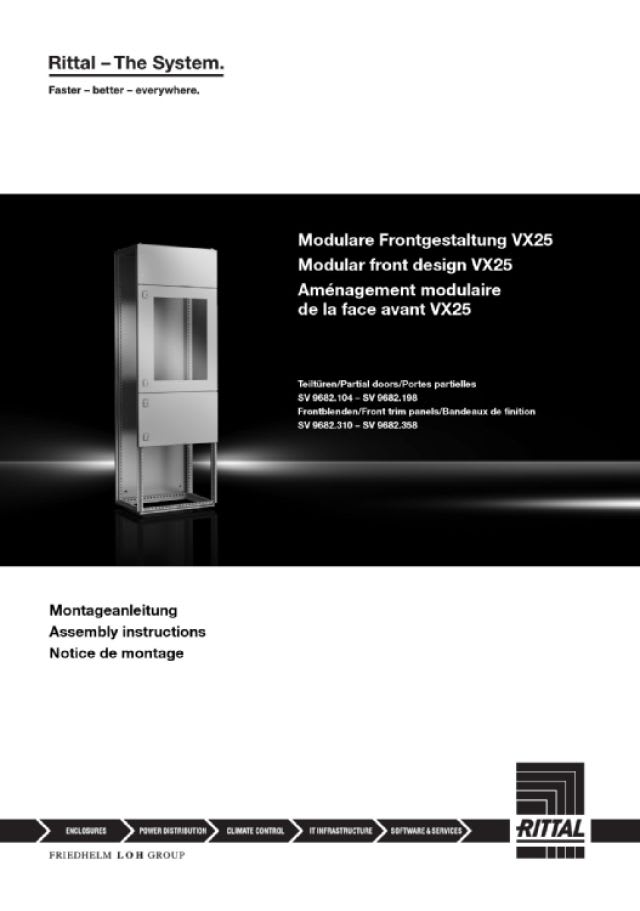 RITTAL - SV PORTA PARZIALE VETRO VX LXA 600X800