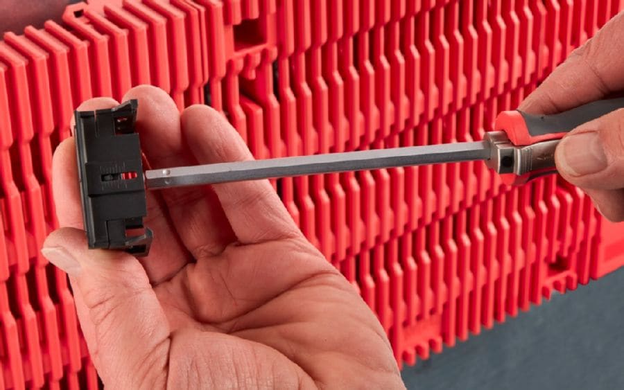 RITTAL - Guida DIN con regolazione in altezza, largh: 54 mm