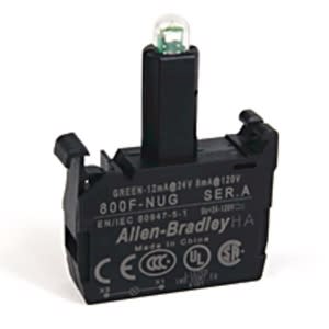 ROCKWELL AUTOMATION - 22MM LED MODULE 800F PB, PACK QTY.10 800F-NUW