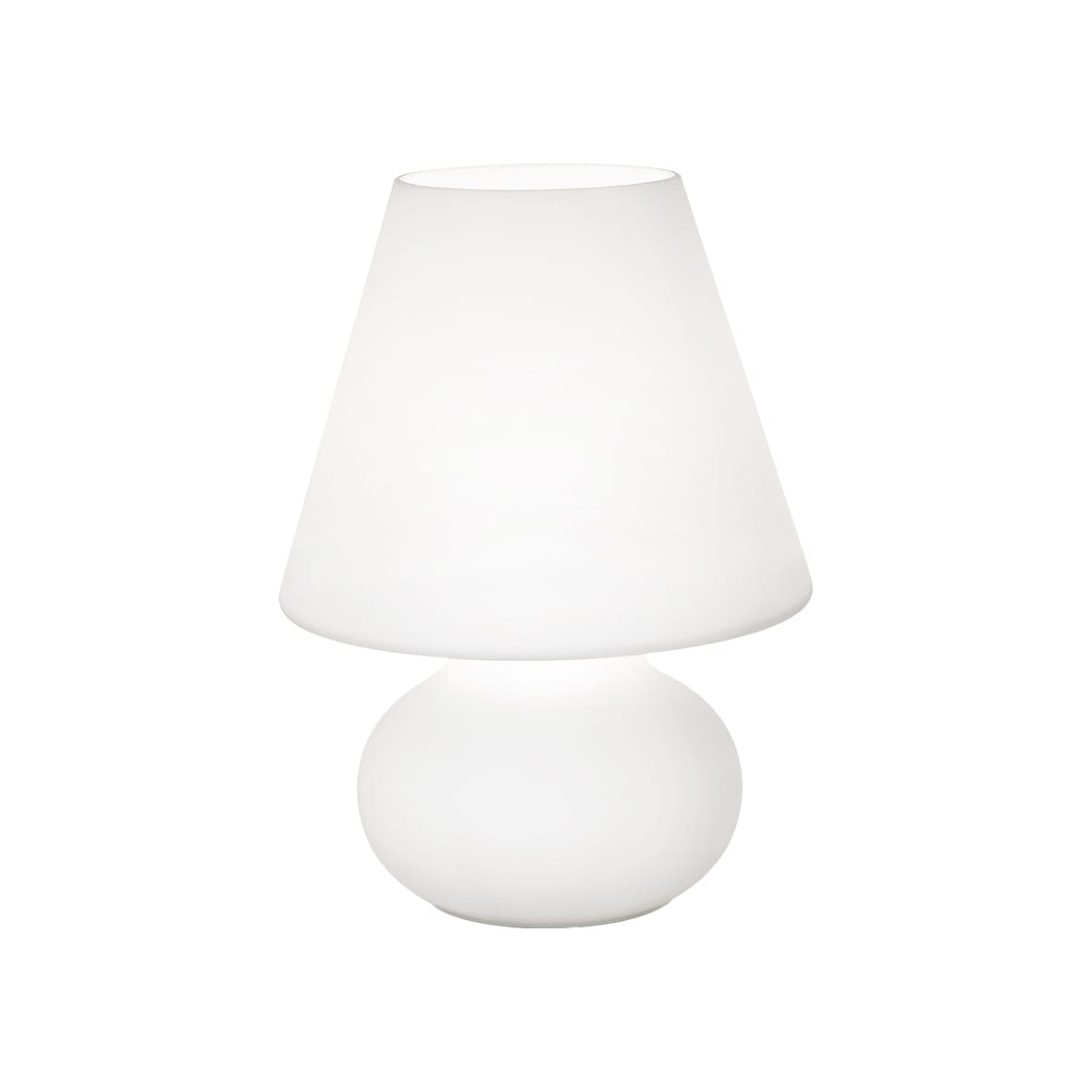 ROSSINI ILLUMINAZIONE - LAMPADA DA TAVOLO VETRO BIANCO LATT