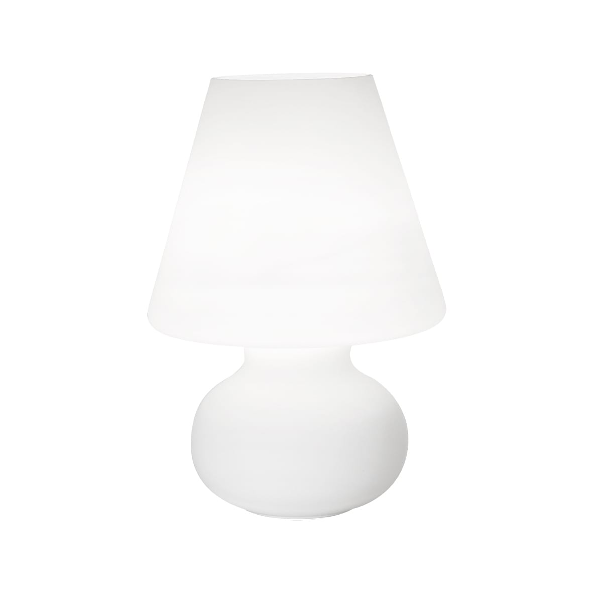 ROSSINI ILLUMINAZIONE - LAMPADA DA TAVOLO VETRO BIANCO LATT