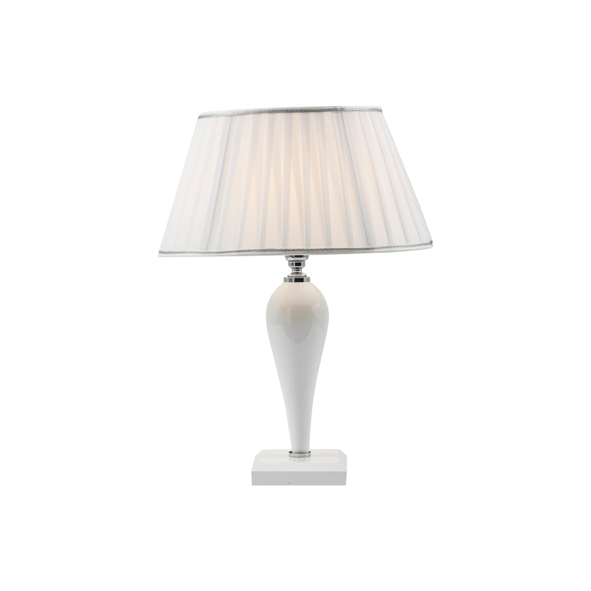 ROSSINI ILLUMINAZIONE - LAMPADA DA TAVOLO IN VETRO BIANCO