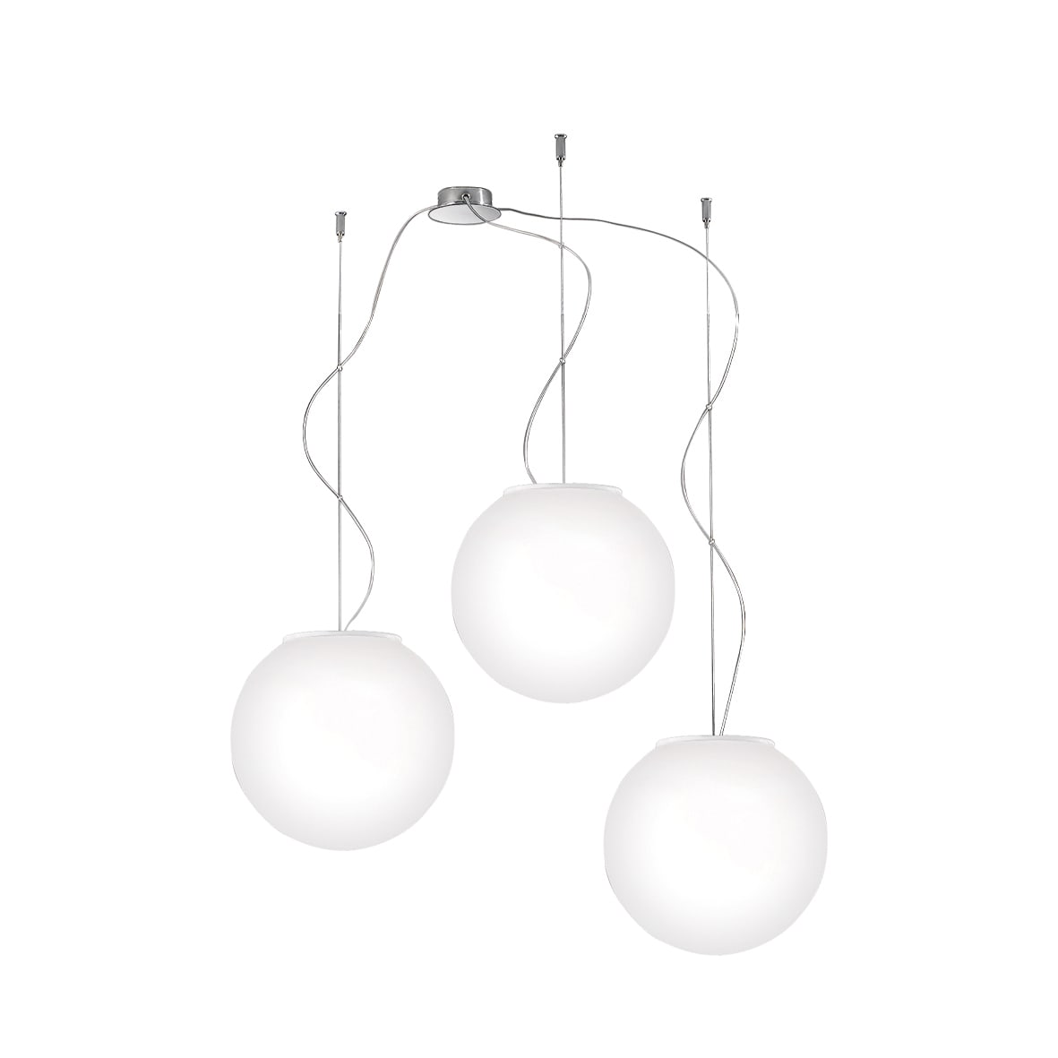ROSSINI ILLUMINAZIONE - SOSPENSIONE E27 BIANCO 3X75W