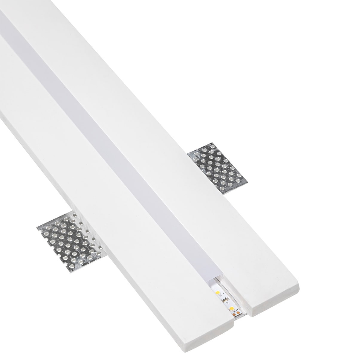 ROSSINI ILLUMINAZIONE - PROFILO IN GESSO PER INCASSO A SCOM