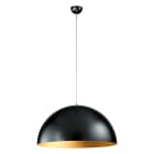 ROSSINI ILLUMINAZIONE - SOSPENSIONE NERO/ORO SATINATO E27 IP20